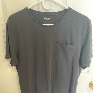 Bonobos Black Pocket T-Shirt - Large - Slim